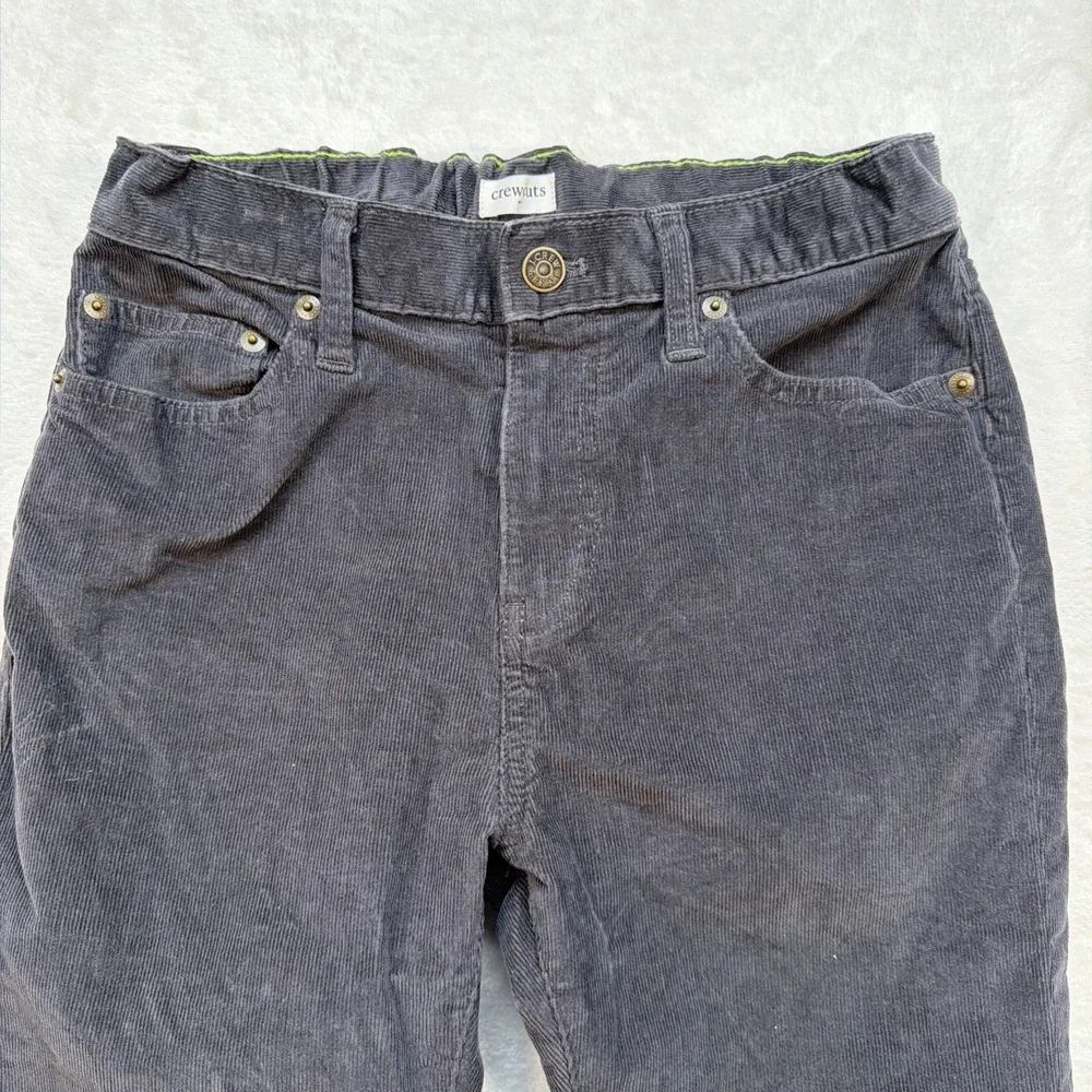 Crewcuts Girls Corduroy Pants Gray‎ Size 14 Youth Straight Leg Casual School